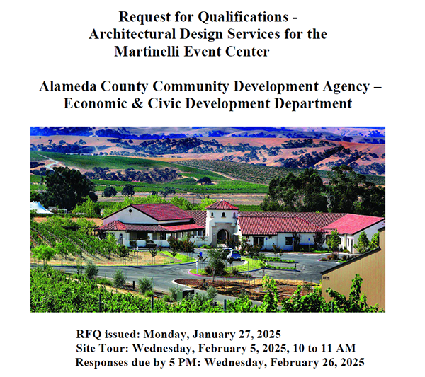 Cover of Martinelli Center RFQ