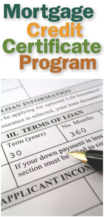 Mortgage Credit Certificate Program Graphic.