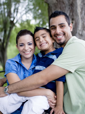 a young family